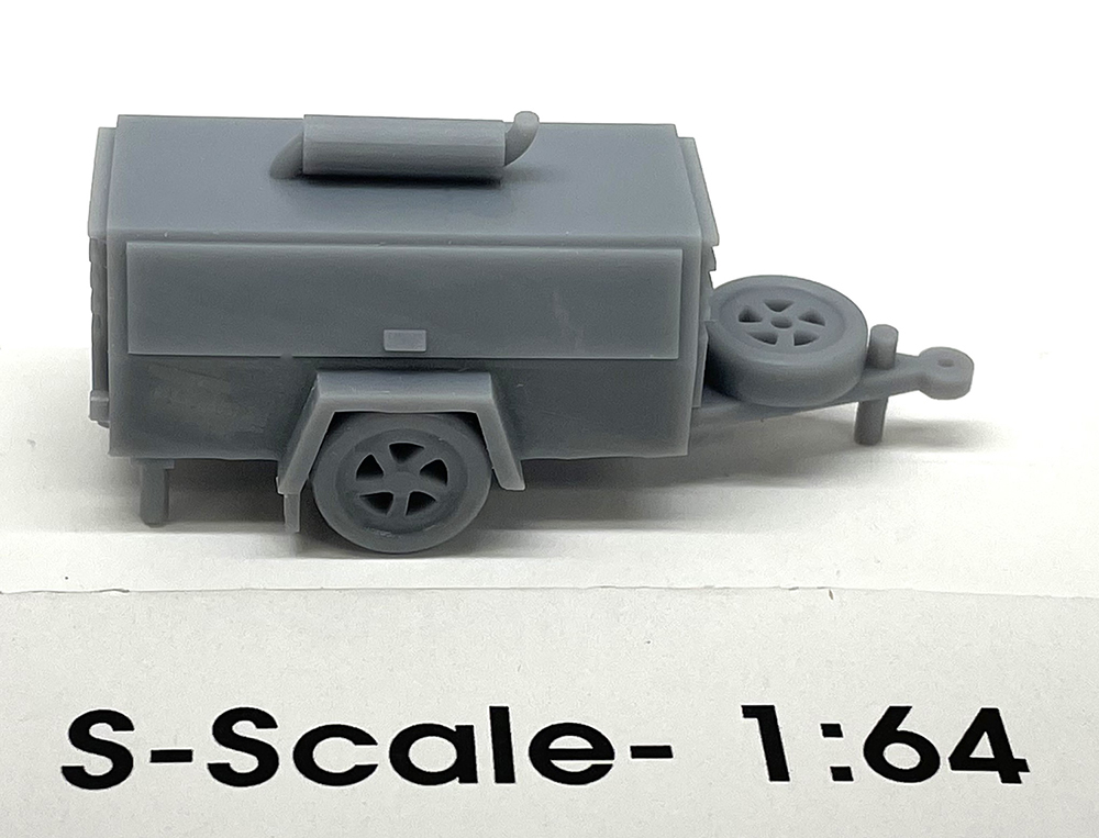 S-Scale Compressor Trailer