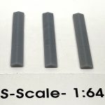 S-Scale Angled Capstones