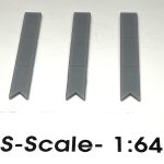 S-Scale Flat Capstones