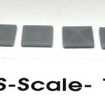 S-Scale Flat and Angled Squares