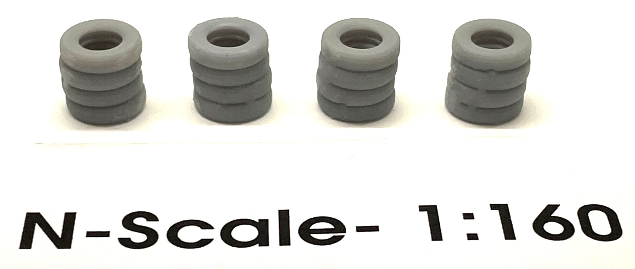 N-Scale Stack of 4 Tires – Phoenix Precision Models