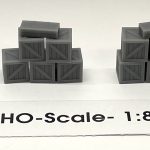 HO-Scale 3′ Crate Stack Assortment