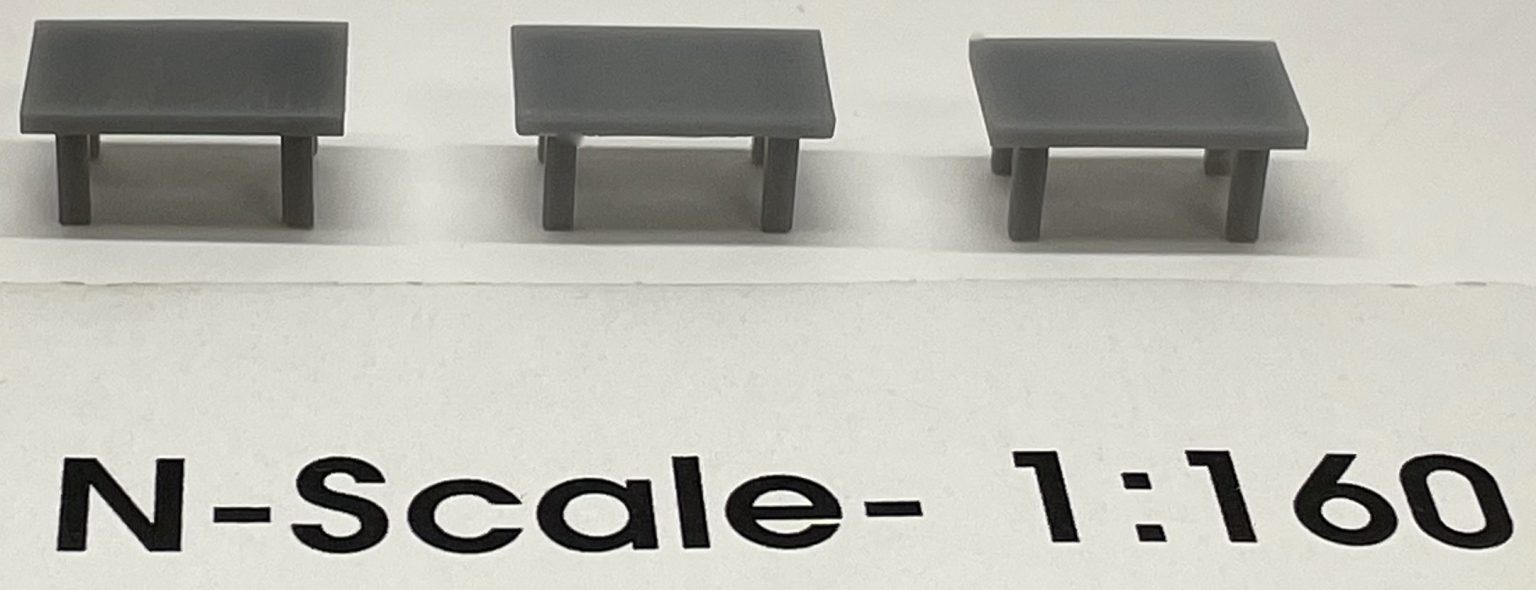 N-Scale 8′ Work Table – Phoenix Precision Models