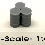 O-Scale New 55 Gallon Drums