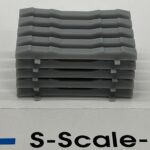 S-Scale Concrete Tie Stack